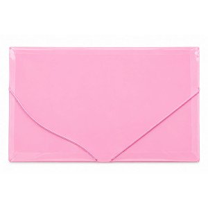 CARPETA N5 C/ELAST. TRANSP. PASTEL ROSA