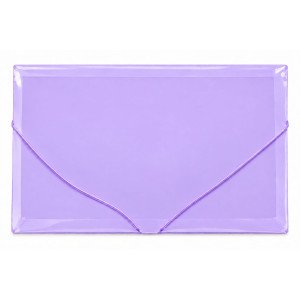 CARPETA N5 C/ELAST. TRANSP. PASTEL VIOLETA