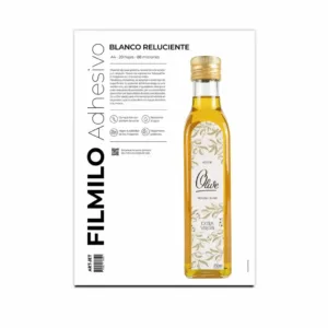 PAPEL FILMINO A4 X20 HJS BLANCO RELUCIENTE