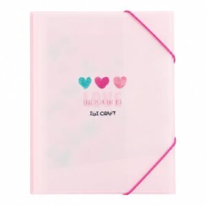 CARPETA A4 C/ELAST. IBI HEARTS 076396