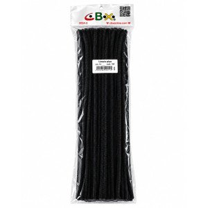 LIMPIA PIPA 30 CM COLOR NEGRO X100 /10