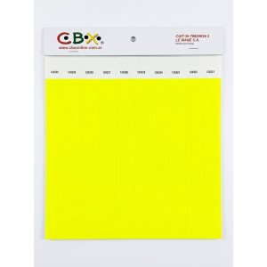 BRAZALETE SEGURIDAD CBX X100 AMARILLO /5